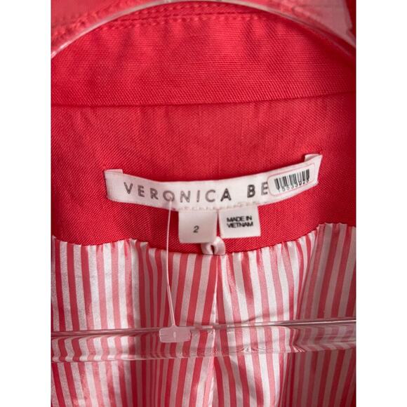 B39 Veronica Beard Sedgwick Dickey Blazer Womens 2 Work Career Preppy First Lady - Picture 12 of 12